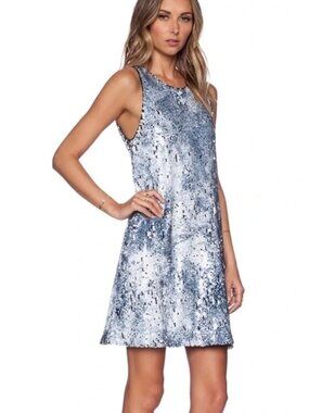 Sam Edelman Silver Sequin Mini Dress